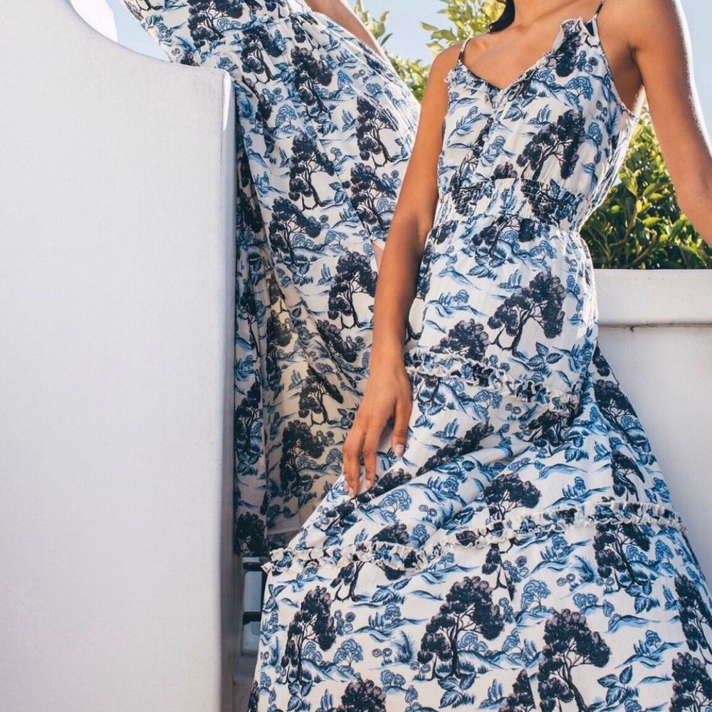 Patterned Maxi Dress - Picture 3 of 11
